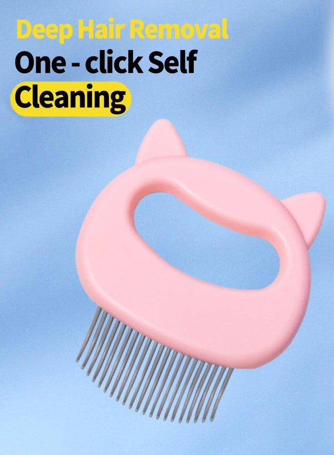 luvilly1 Pack Pink Cat Comb,Dematting Tool for Cat Dog Puppy Rabbit/Animal Lovers - Image 3